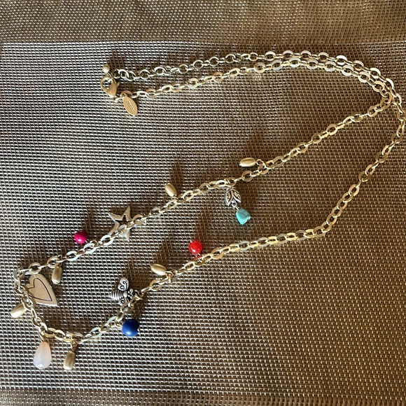 Chico’s long gold tone necklace with whimsical charms. NWOT - Picture 5 of 5